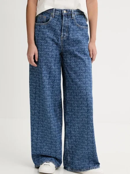 Tommy Jeans jeans high waist albastru