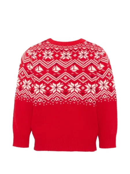 Sweter dziecięcy Petit Bateau czerwony