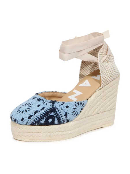 Espadryle Manebi niebieskie