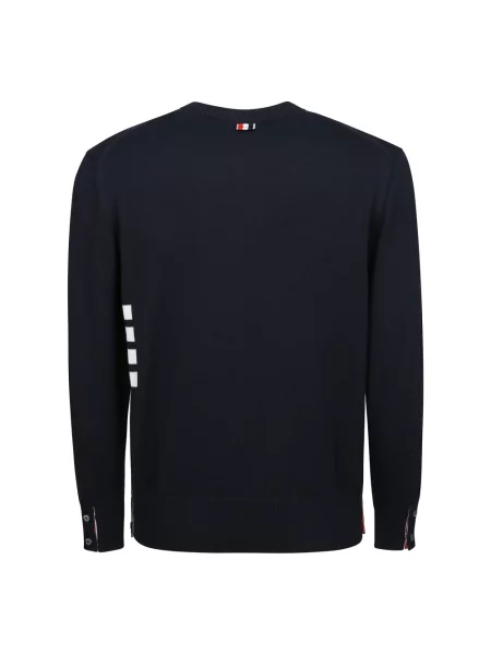 Sweter Thom Browne klasyczny niebieski