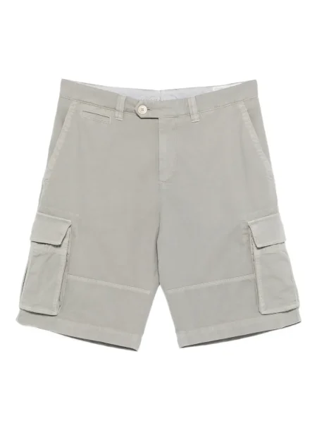 Pantaloni scurți cargo Brunello Cucinelli kaki