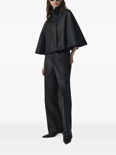 Pantaloni Simkhai din piele negru