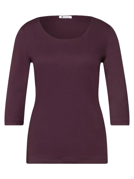 STREET ONE Tricou Pania bordeaux roșu