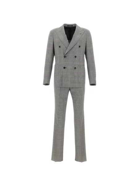 Costum Tagliatore cu două rânduri de nasturi gri