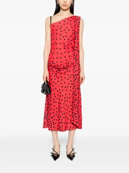 Rochie Moschino cu imagine de costum roșu
