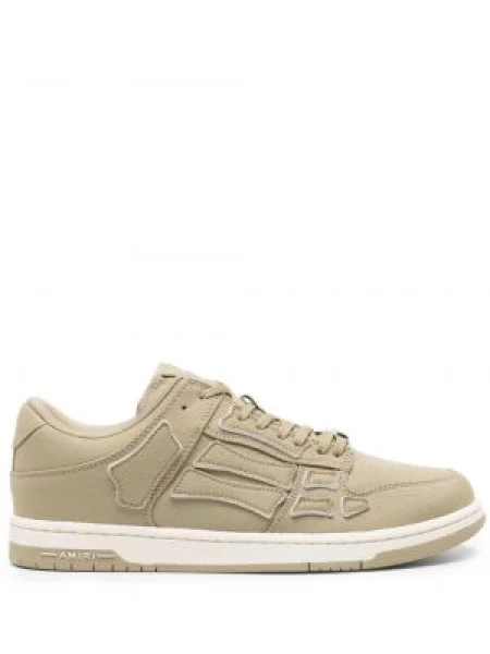 Sneakerși Amiri din canvas verde