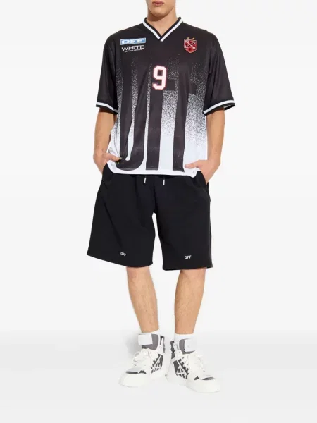 Aplikált póló Off-white fehér