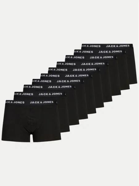 JACK & JONES Boxerky Jacsolid' čierna