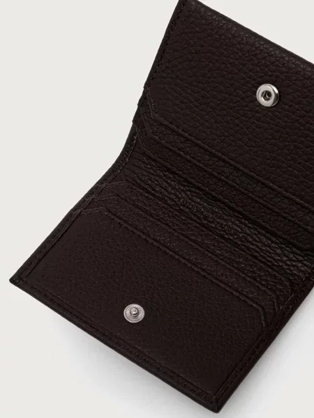 Gianni Chiarini etui na karty skórzane brązowy