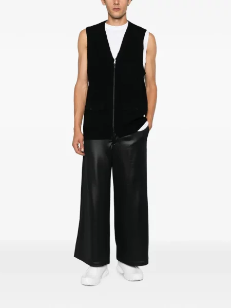 Плетен елек Yohji Yamamoto черно
