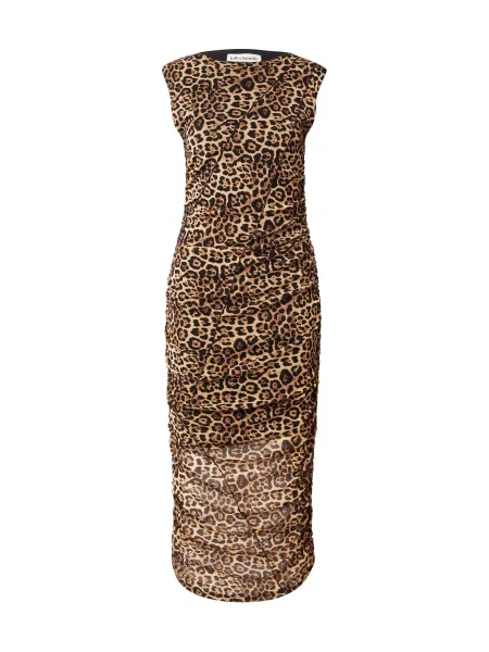 Lollys Laundry Rochie Lolu bej / maro negru