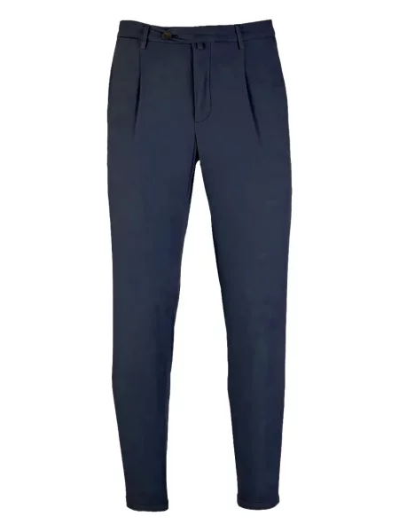 Pantaloni Briglia 1949 plisate albastru