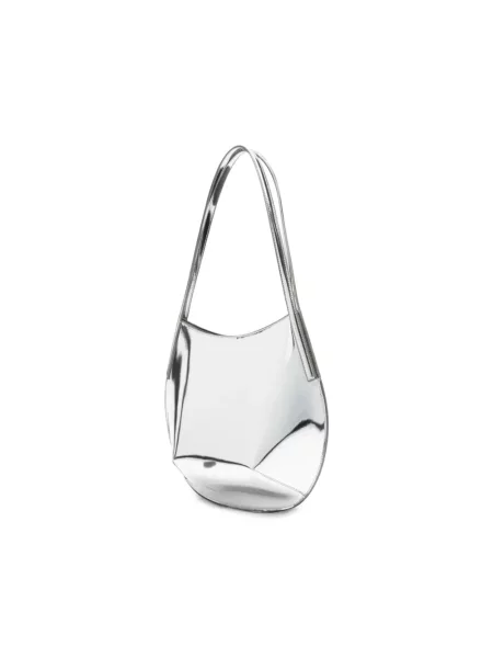 Torebka Jil Sander skórzana szara