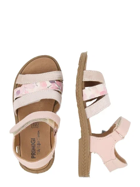 PRIMIGI Sandale rozo zlatna / svijetloljubičasta / roza / bijela ružičasta