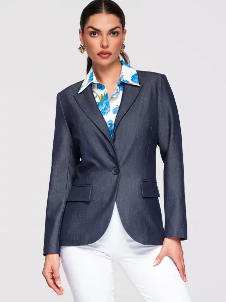 Geacă Edoti albastru