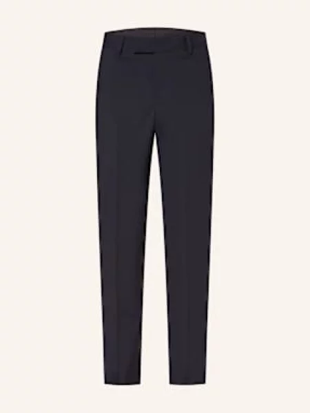 Sandro Spodnie Garniturowe Regular Fit blau niebieskie