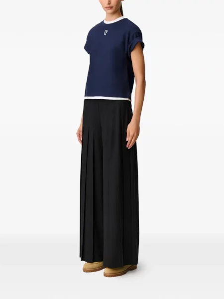 Spodnie palazzo Claudie Pierlot czarne