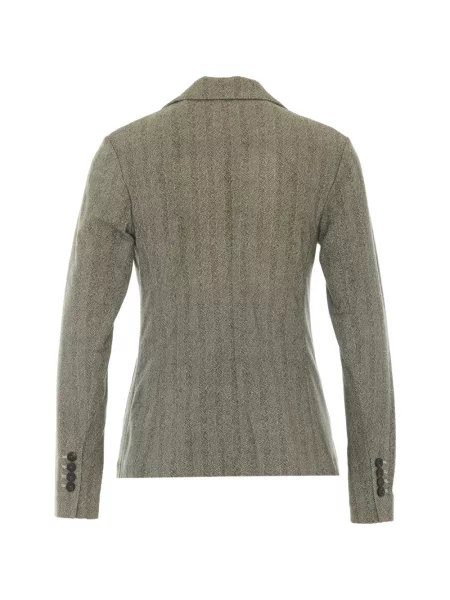 Sacou Circolo 1901 cu model herringbone gri