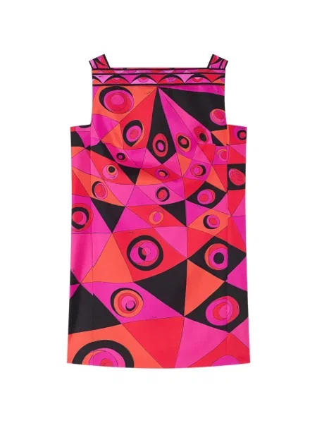 Rochie Pucci de mătase cu imagine roz