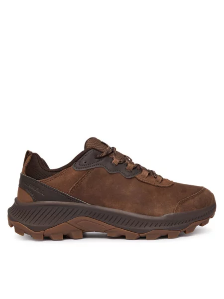 Кожаные треккинговые ботинки Merrell коричневые