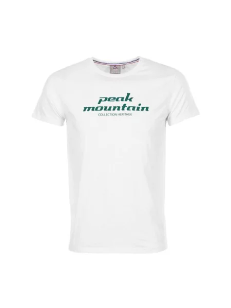 T-shirt Peak Mountain Cosmo biała
