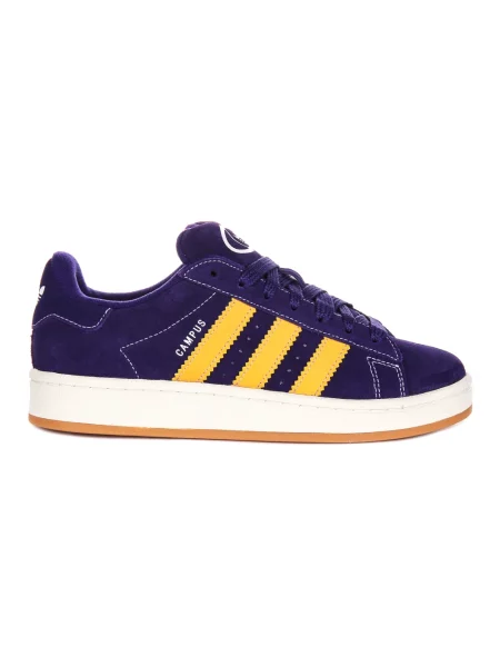 Sneakersy Adidas Campus zamszowe retro fioletowe