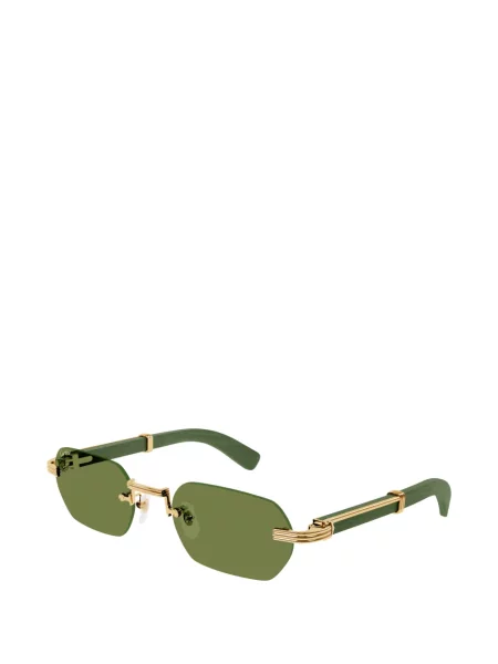 Pravokutne sunčane naočale Cartier Eyewear