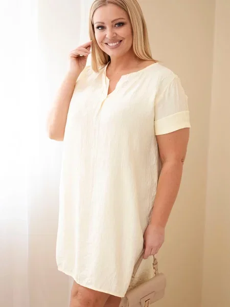 Rochie mini Kesi Włoski galben