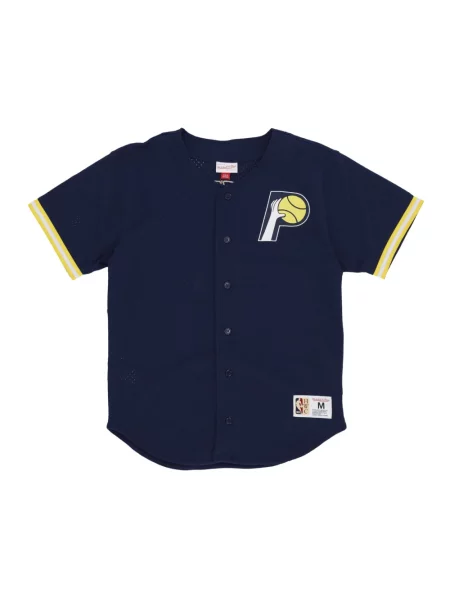 Koszula Mitchell & Ness z siateczką niebieska