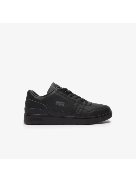 Lacoste Skórzane Buty Sportowe T-Clip czarne