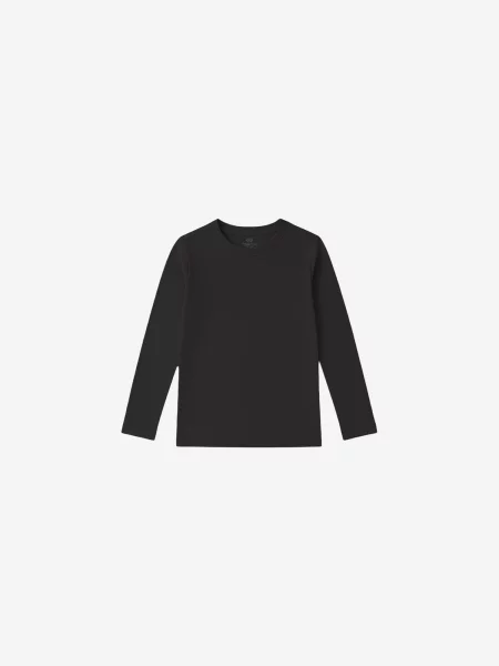 Tommy Life Majica TOMMY T-Shirt Aus Baumwolle Und Elastan antracit siva