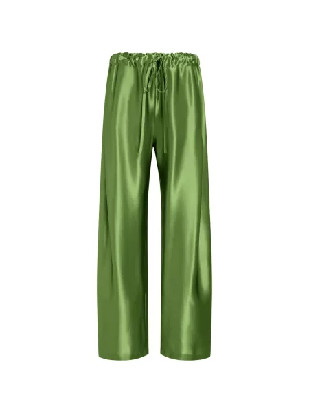 Pantaloni palazzo Khaite verde