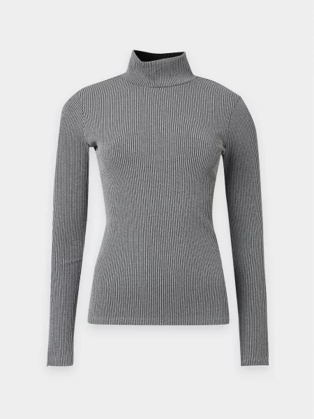 HUGO Tricou gri negru