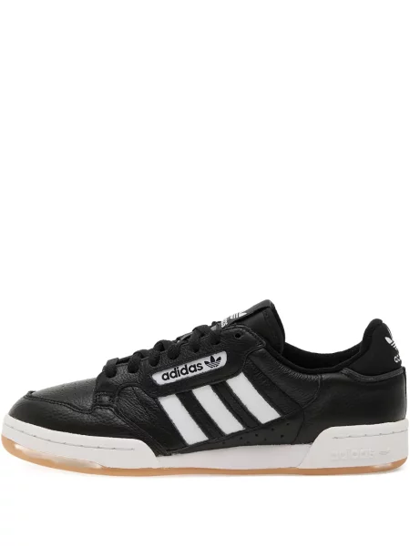 Sneakerși Adidas Continental 80 din piele de căprioară cu dungi negru