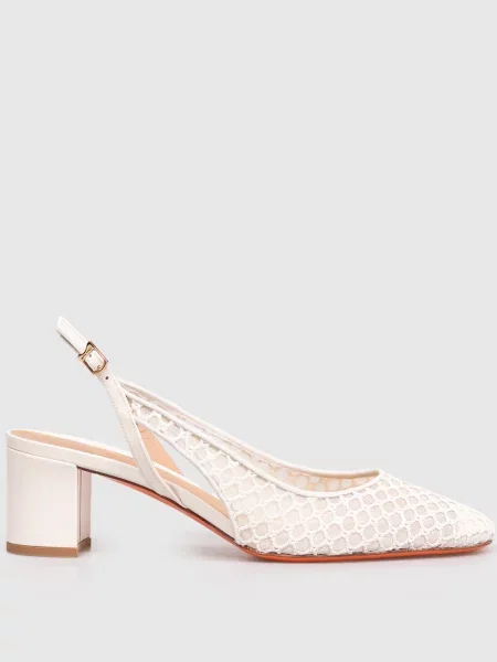Босоніжки Santoni білі