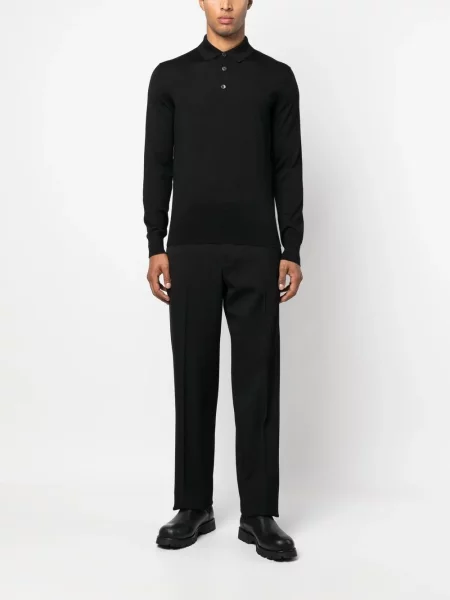 Megzta polo marškinėliai Zegna juoda