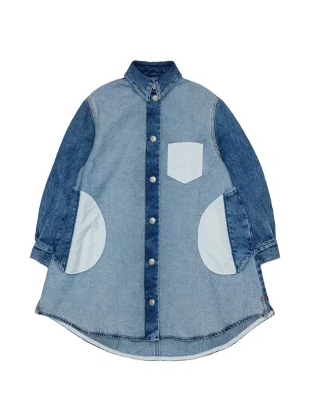 Sukienka jeansowa dziecięca Mm6 Maison Margiela niebieska