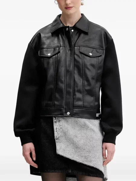 Kurtka jeansowa Karl Lagerfeld Jeans czarna