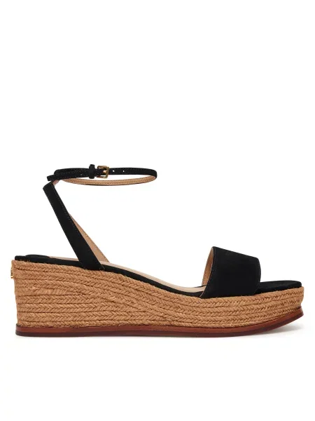 Espadrile LAUREN RALPH LAUREN Leona črna