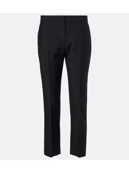 Cropp pantaloni Mcqueen de lână negru