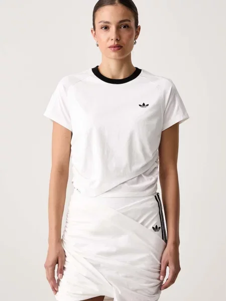 Adidas Originals tricou pentru femei din Adiluna Season 2 x Jennie alb