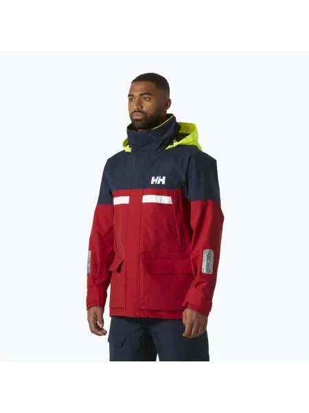 Kurtka przeciwdeszczowa Helly Hansen Pier Jacket czerwona