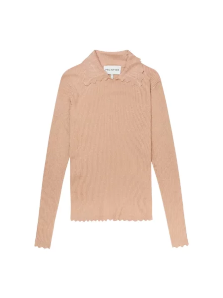 Sweter Munthe brązowy