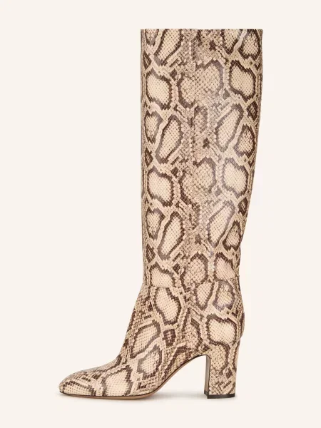 Paris Texas Kozaki Lavinia Boot 75 beige beżowe