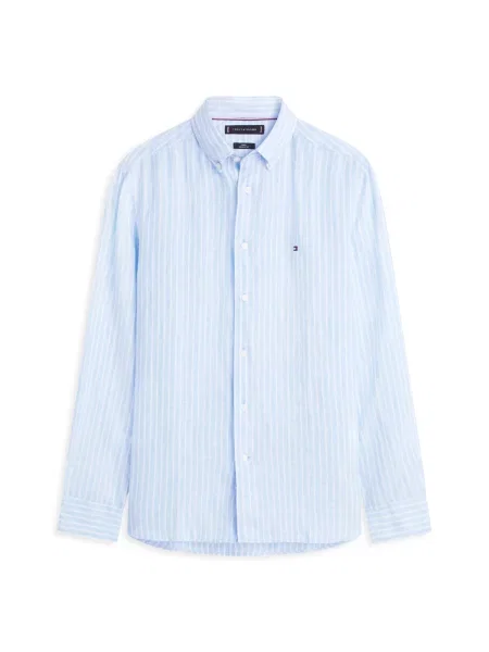 TOMMY HILFIGER Cămașă albastru deschis alb
