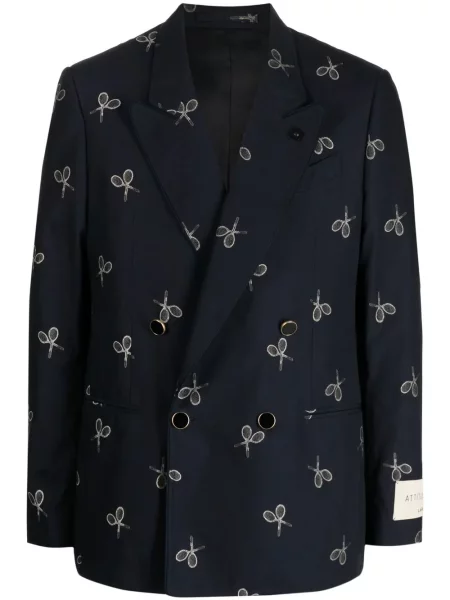 Sacou Lardini cu imagine albastru
