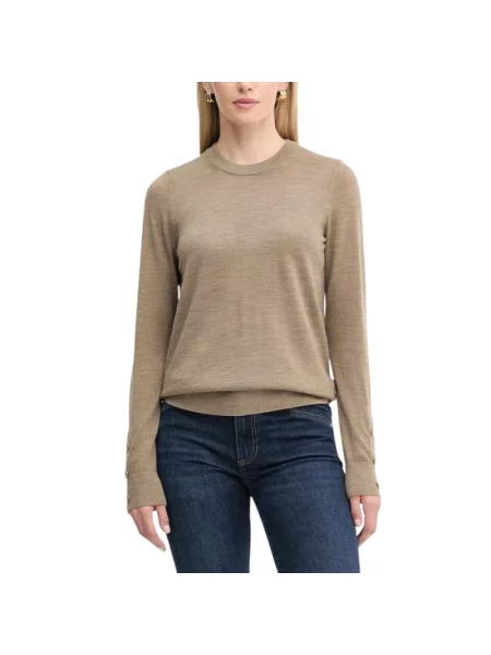 Sweter Michael Kors z wełny merino zielony