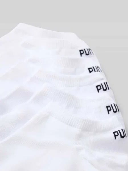 Skarpety z mieszanka bawełny w zestaw 6 par Puma białe