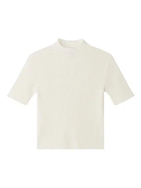 Top Cfcl prążkowany biały