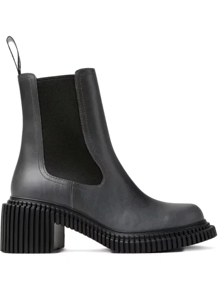 Kožené chelsea boots Camper šedé